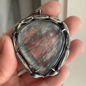 BMJ The Scorpion Cures the Scorpion OOAK w/Black Tourmalinated Quartz